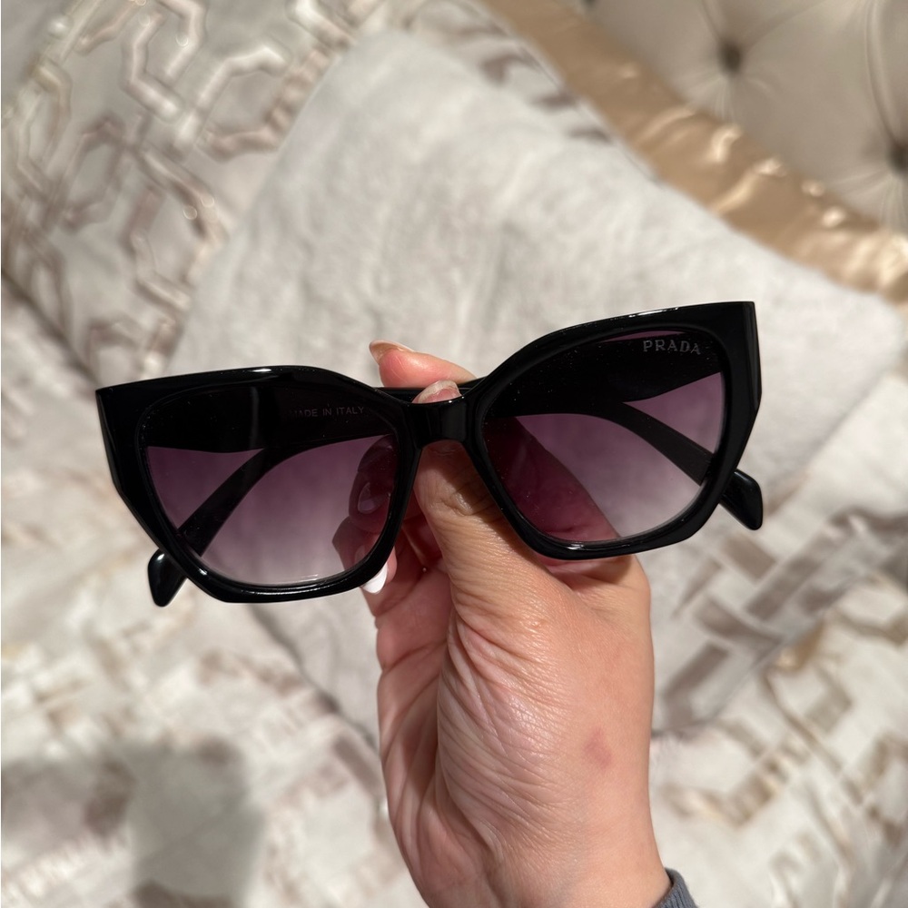 Prada like Black Designer Sunglasses PR19ZS - Picture 3 of 4